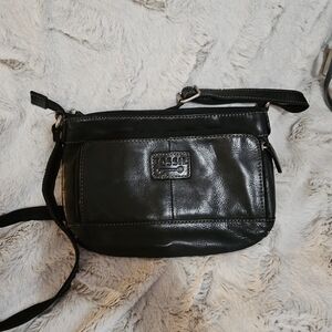 Black Fossil Crossbody purse